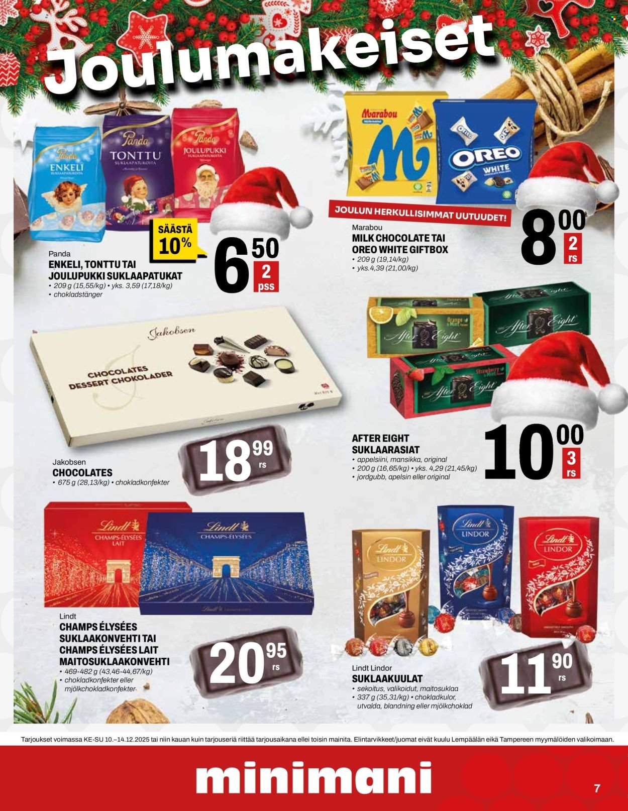 MINIMANI tarjoukset - Alkaen KE 10.12.2025