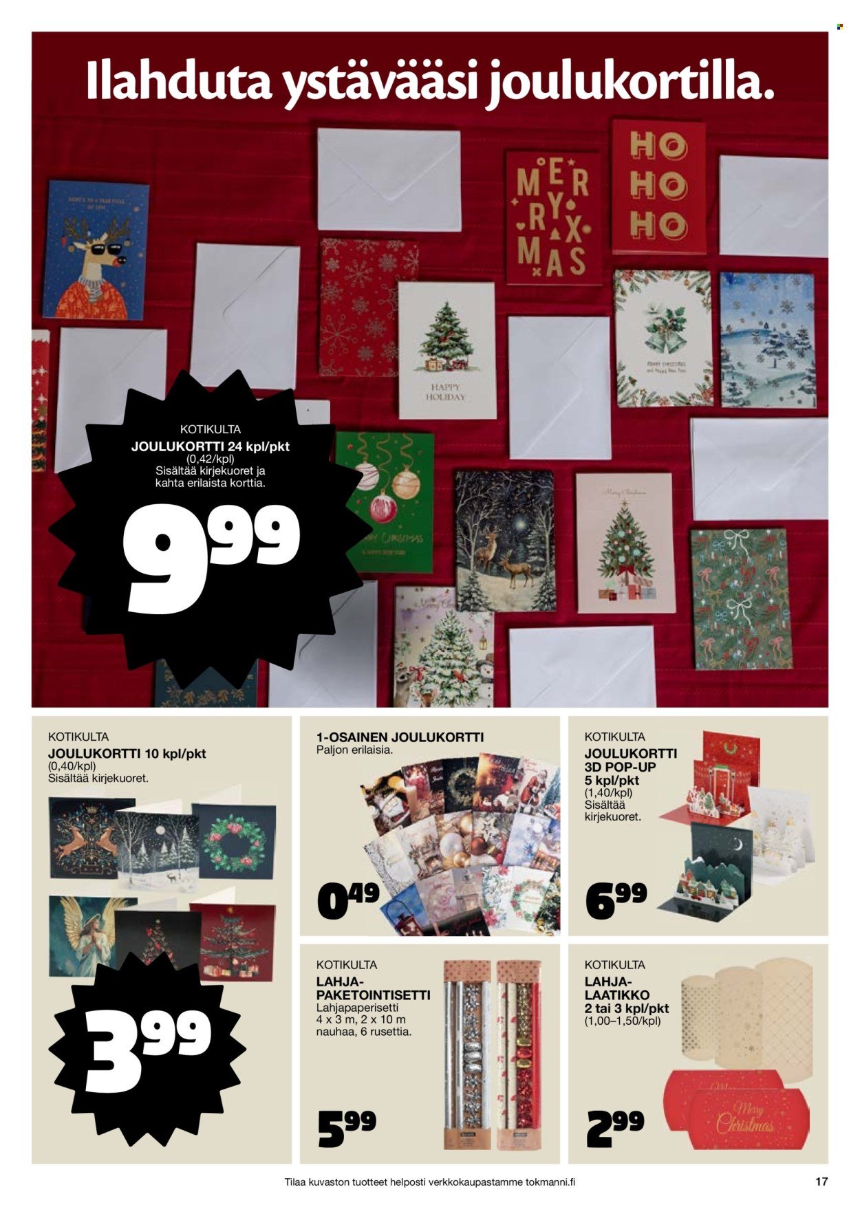 TOKMANNI tarjoukset - Joulukuvasto (2025-10-30 - 2025-12-24)