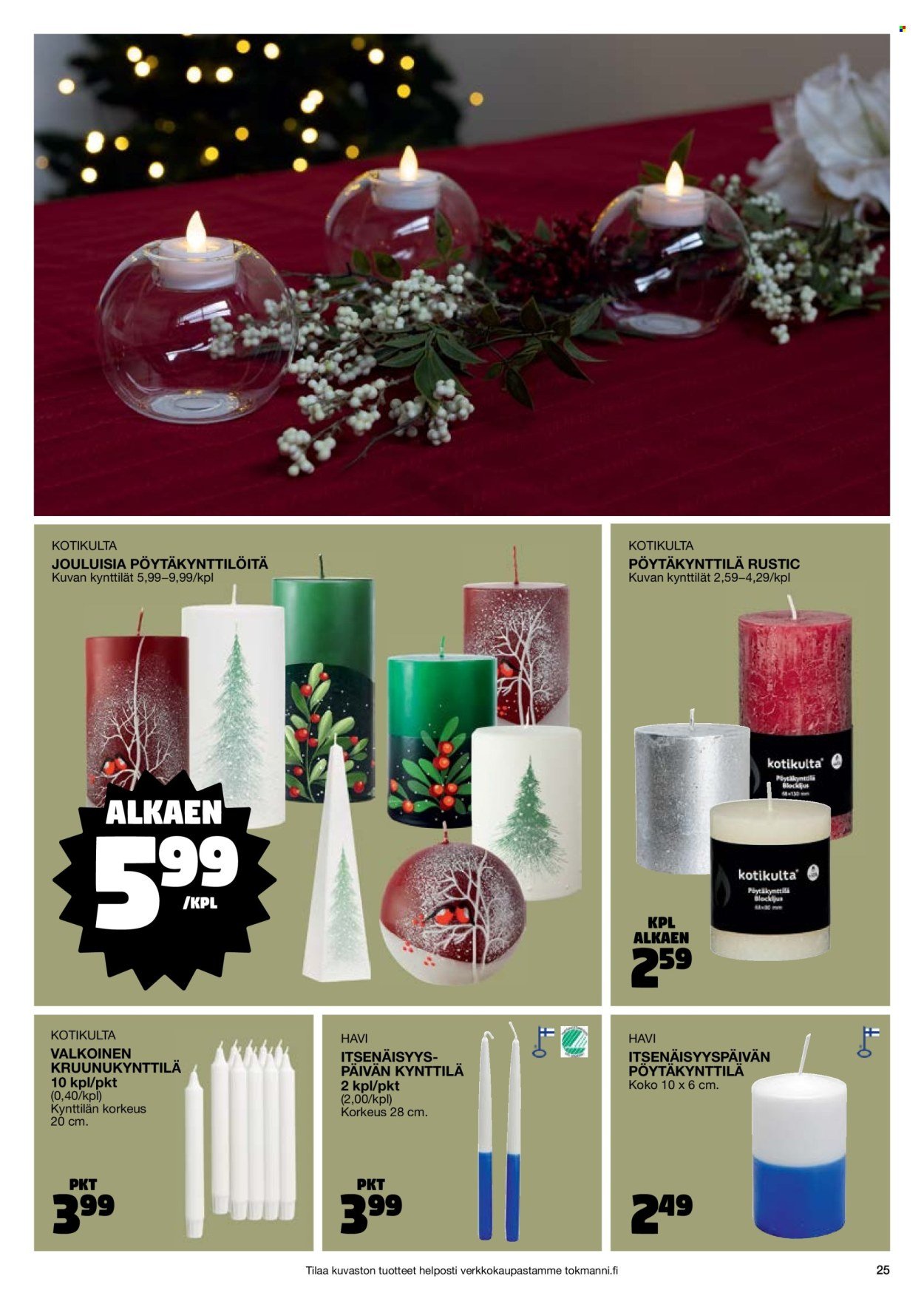 TOKMANNI tarjoukset - Joulukuvasto (2025-10-30 - 2025-12-24)