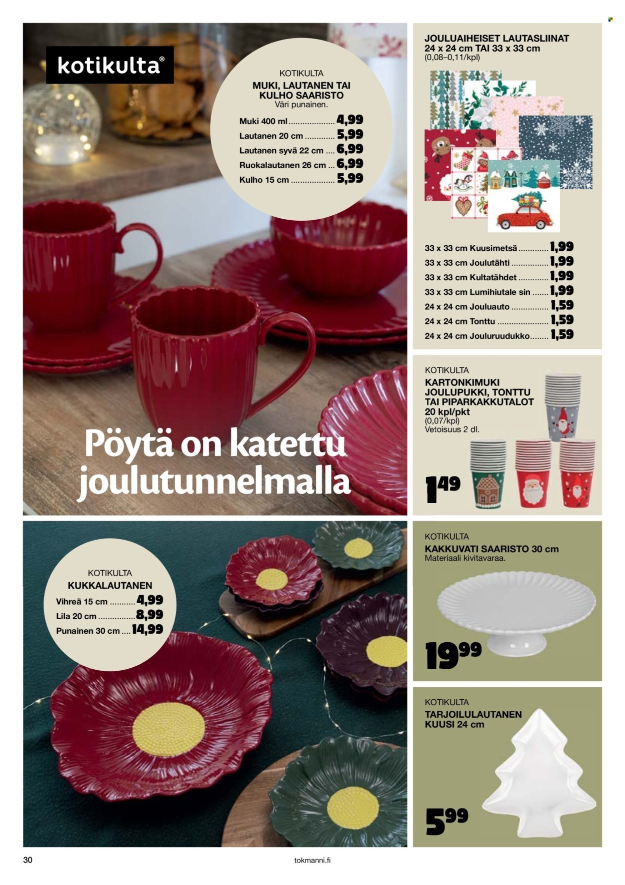 TOKMANNI tarjoukset - Joulukuvasto (2025-10-30 - 2025-12-24)