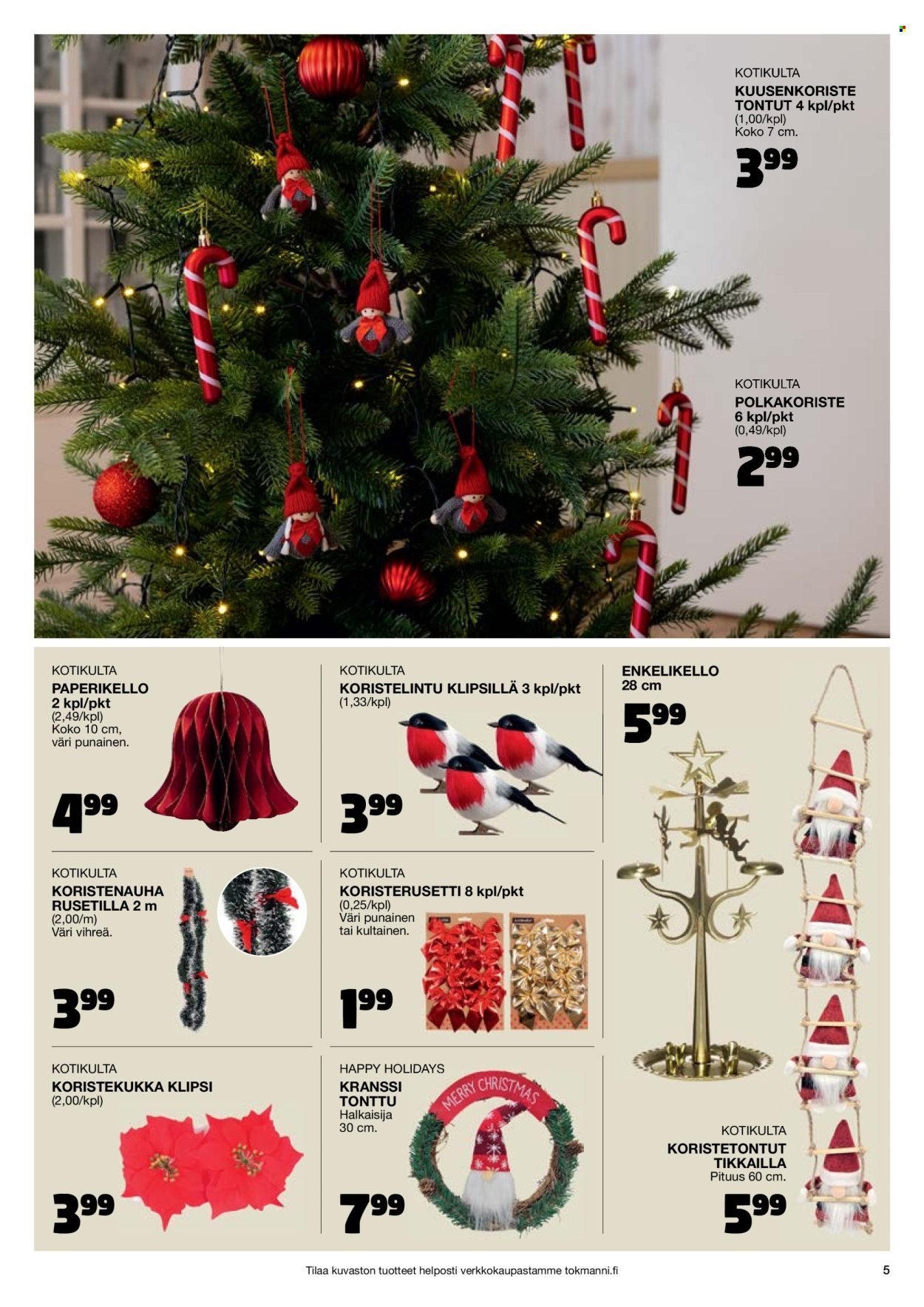 TOKMANNI tarjoukset - Joulukuvasto (2025-10-30 - 2025-12-24)