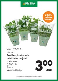 PRISMA tarjoukset - Alkaen KE 27.5.2026