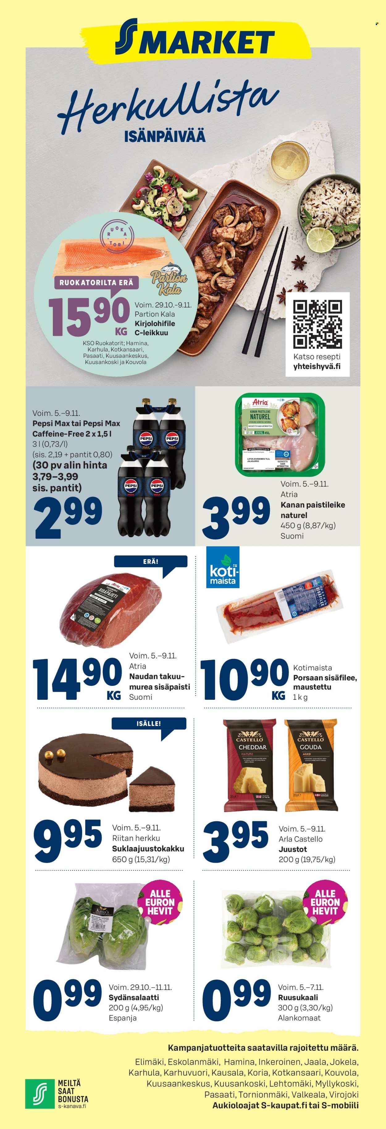 S-MARKET tarjoukset - Ilmoitus (2025-11-05 - 2025-11-09)