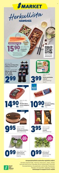 S-MARKET tarjoukset - Ilmoitus (2025-11-05 - 2025-11-09)