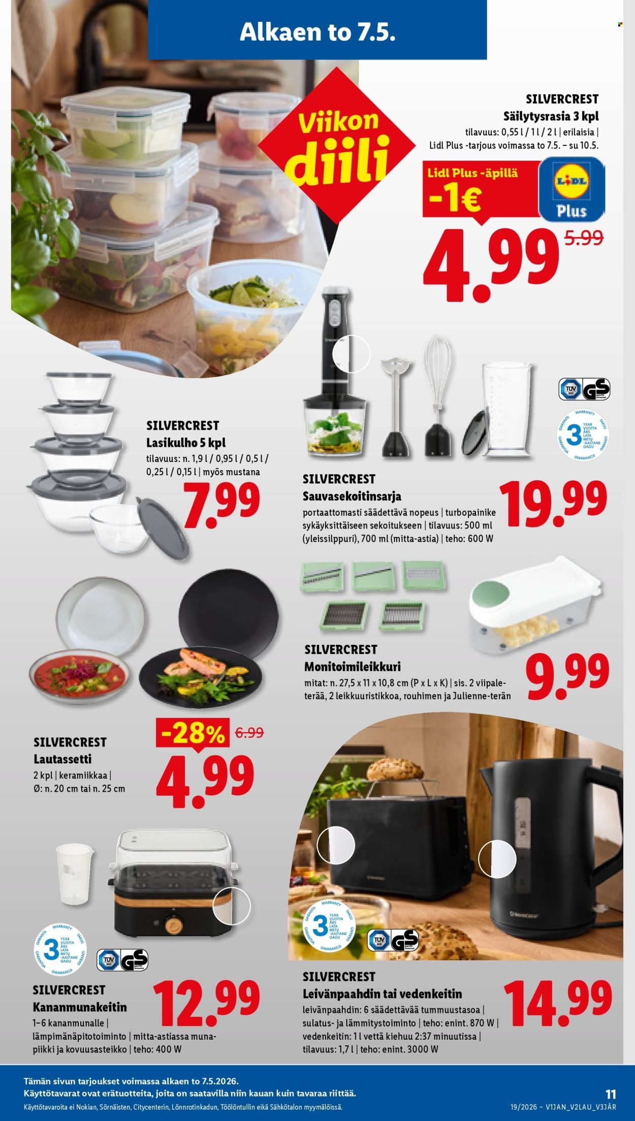 LIDL tarjoukset - Alkaen TO 7.5.2026