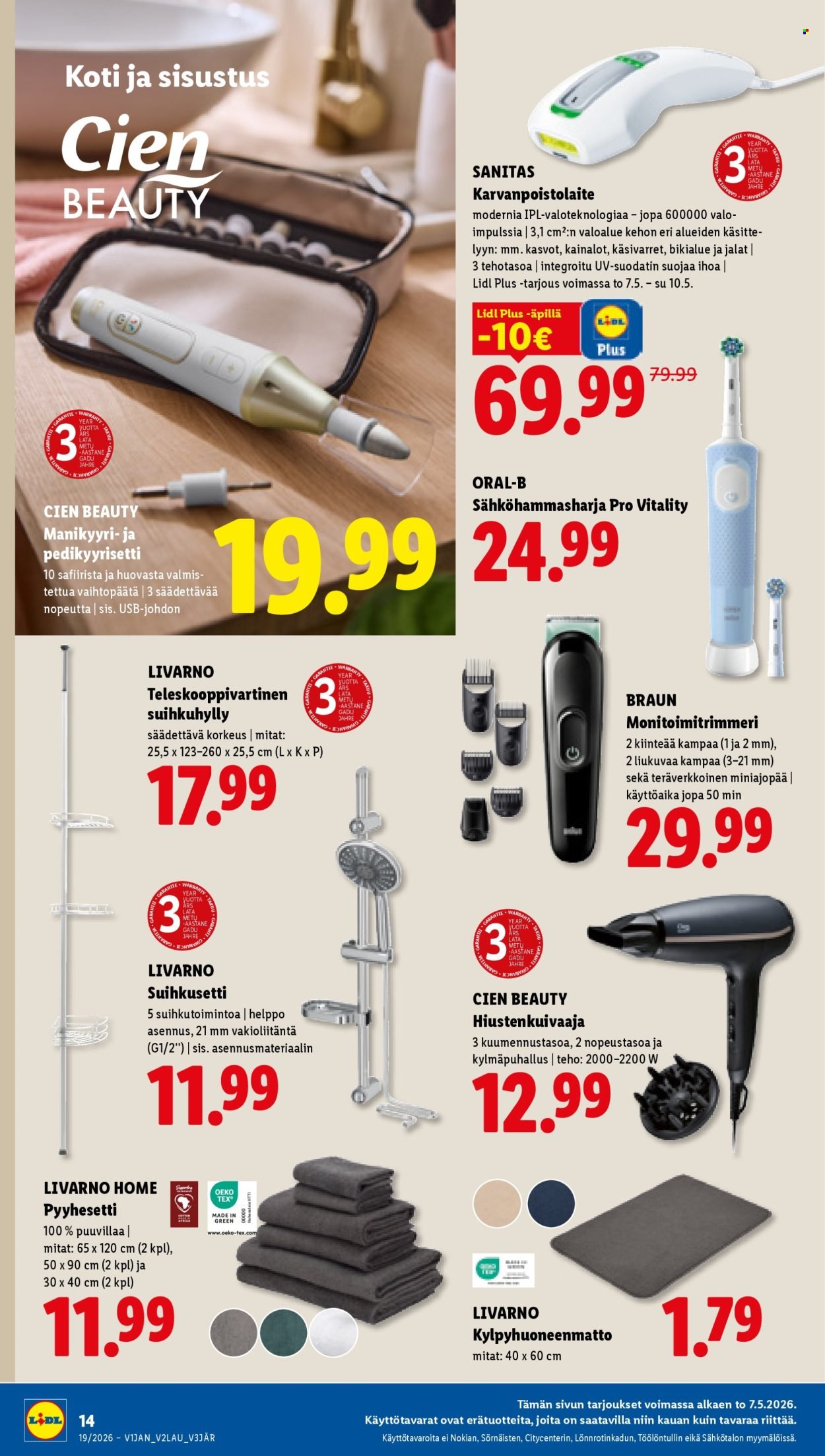 LIDL tarjoukset - Alkaen TO 7.5.2026
