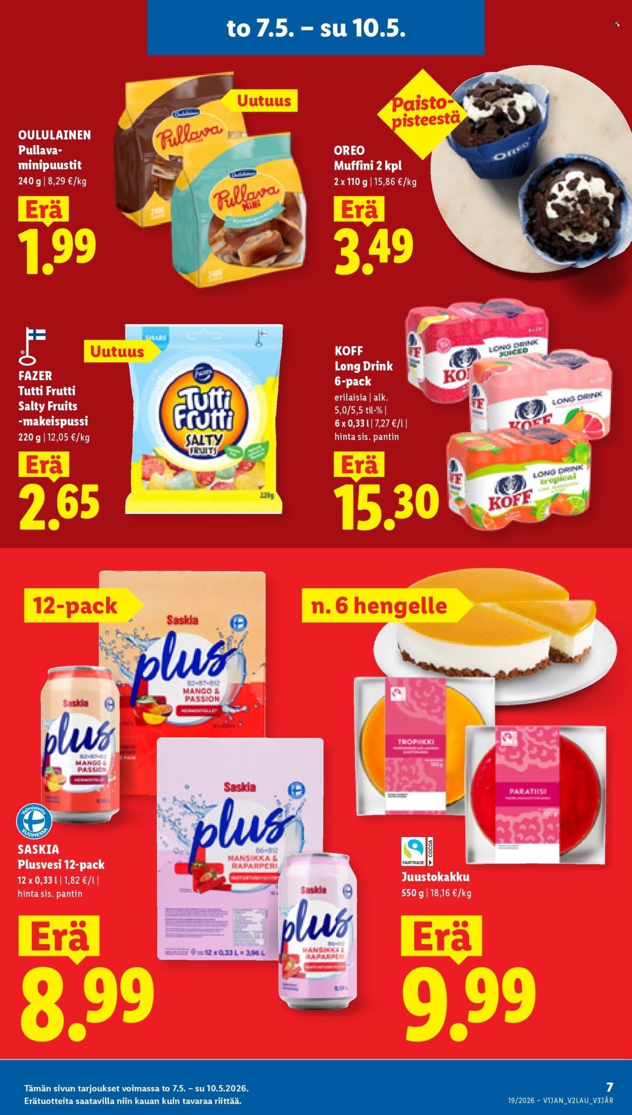 LIDL tarjoukset - Alkaen TO 7.5.2026