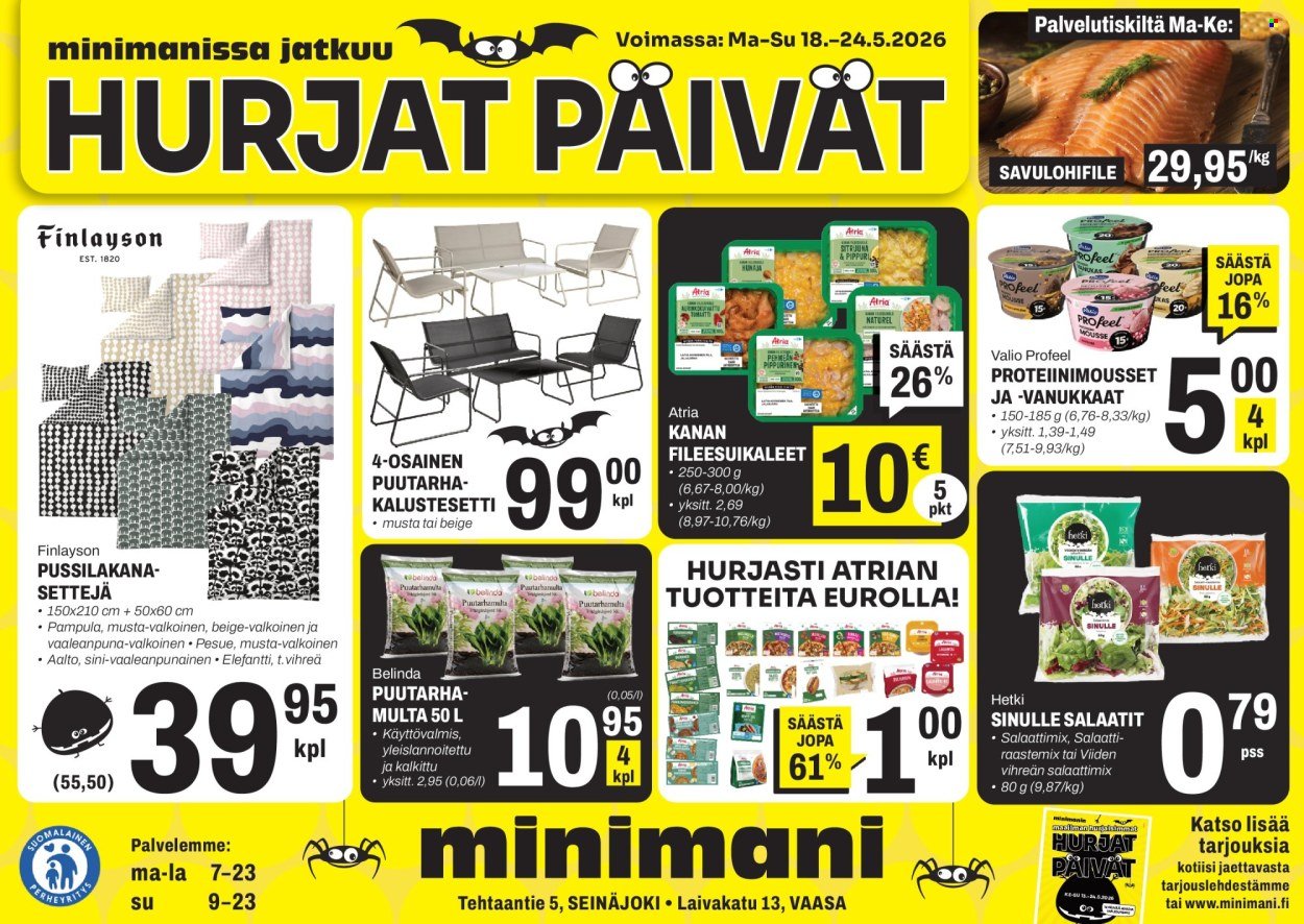 MINIMANI tarjoukset - Alkaen MA 18.5.2026