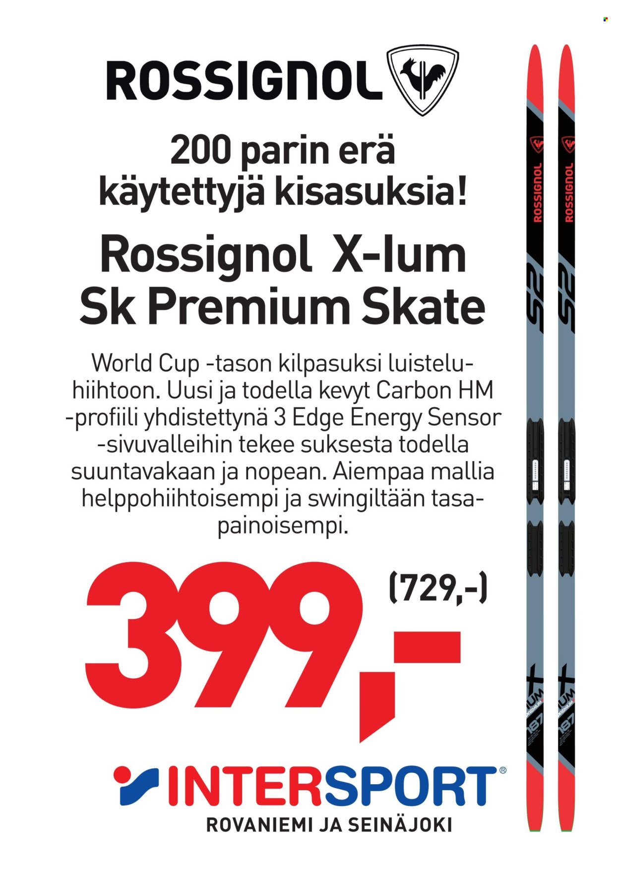 INTERSPORT tarjoukset - Huippusuksia Intersportista pilkkahintaan! (2025-11-04)