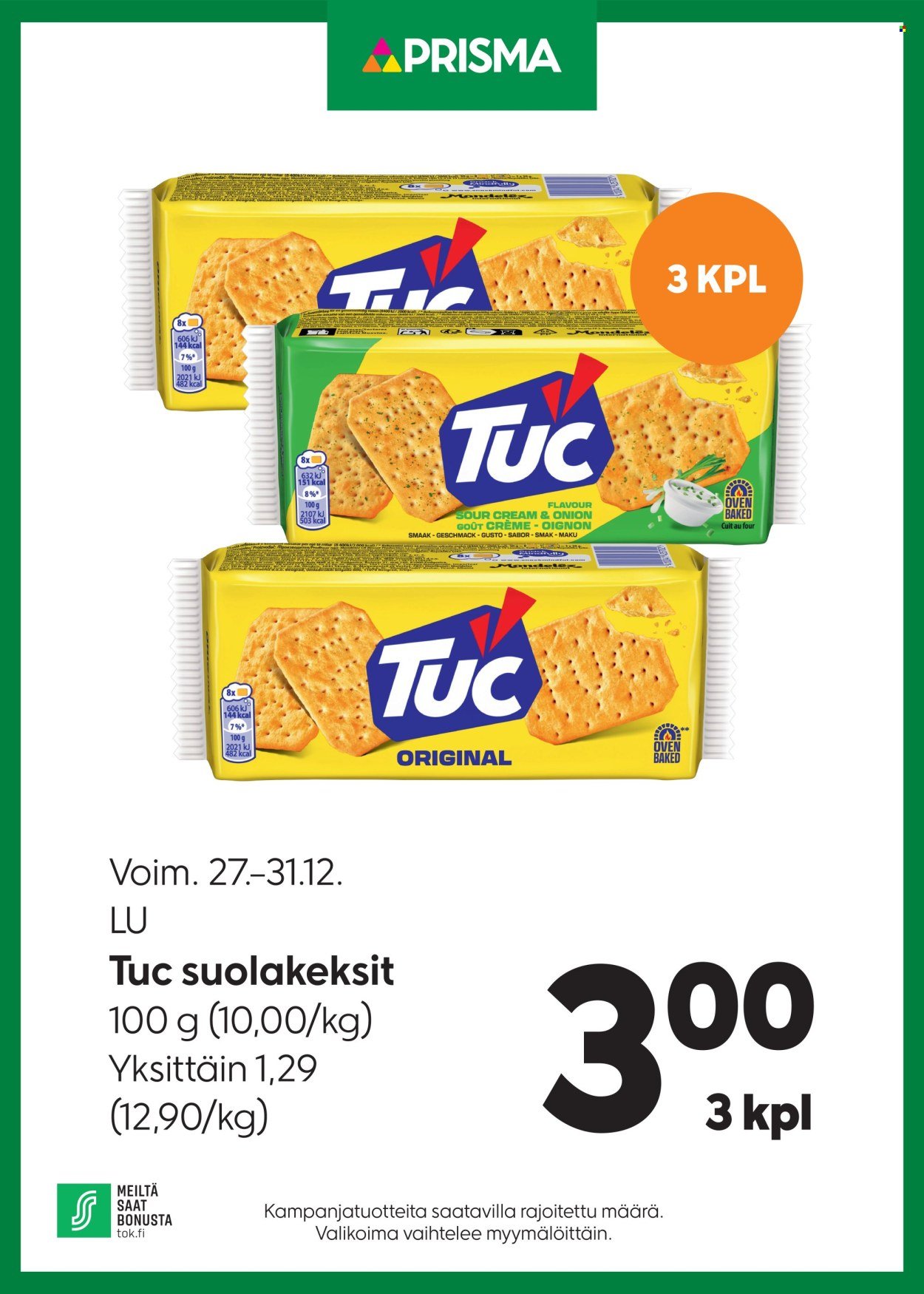 PRISMA tarjoukset - Alkaen LA 27.12.2025