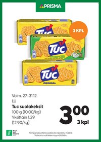 PRISMA tarjoukset - Alkaen LA 27.12.2025