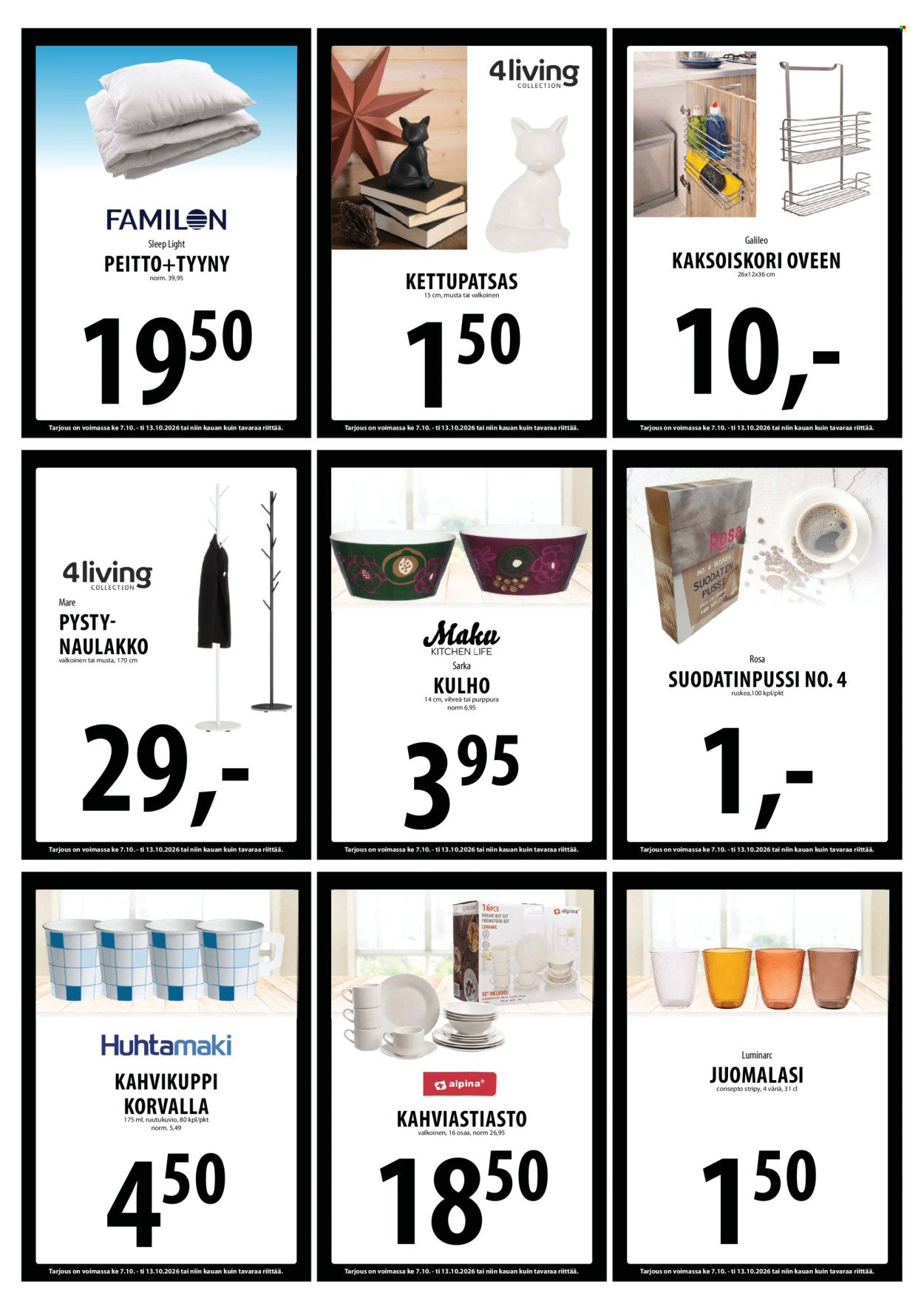 TUURI tarjoukset - Alkaen KE 7.10.2026