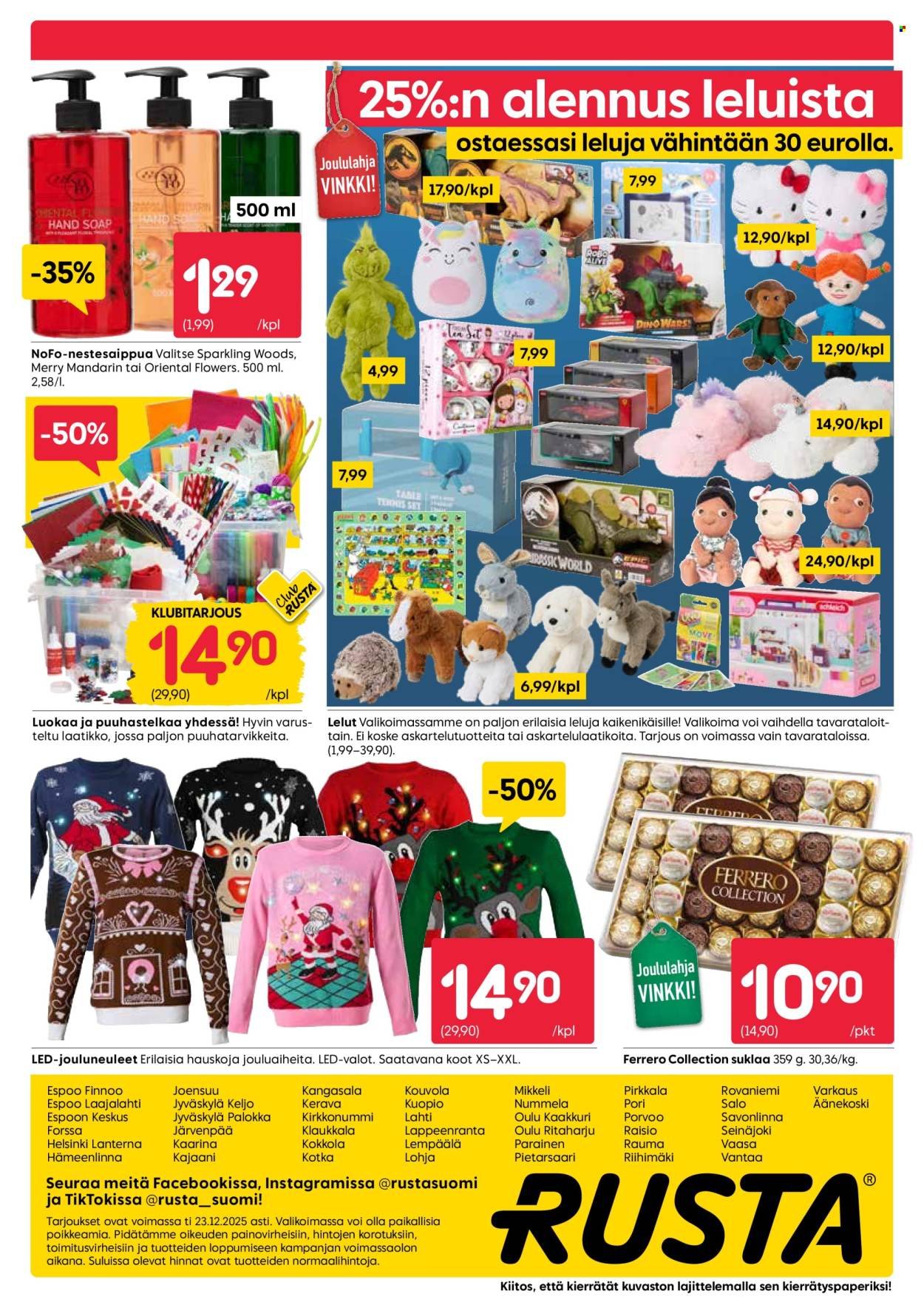 RUSTA tarjoukset - Alkaen MA 15.12.2025