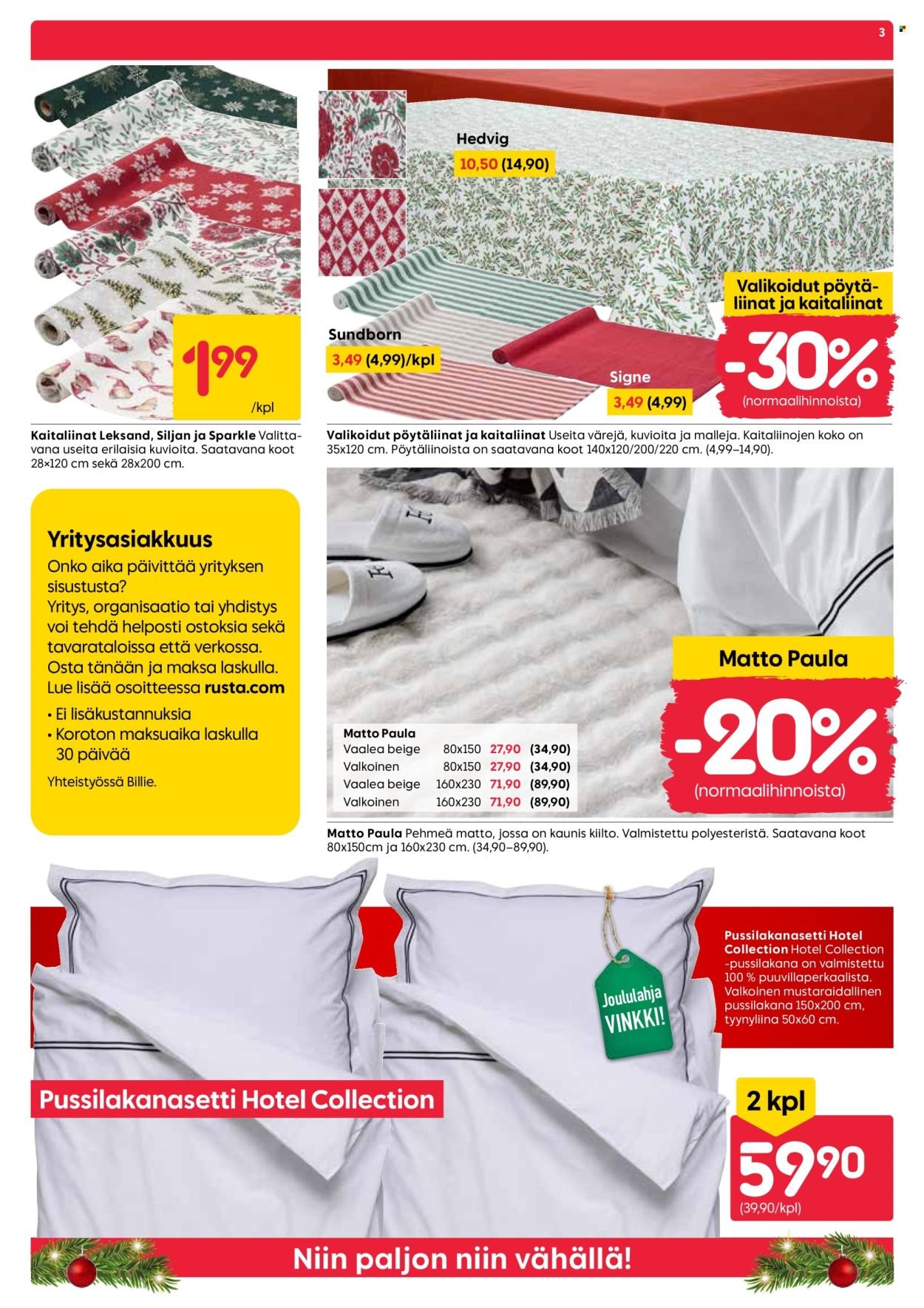 RUSTA tarjoukset - Alkaen MA 15.12.2025