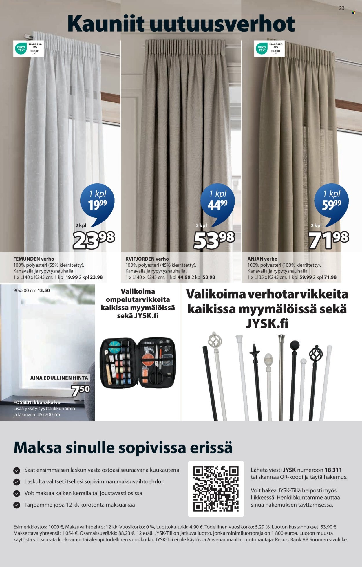 JYSK tarjoukset - Viikon tarjoukset (2025-09-25 - 2025-10-08)