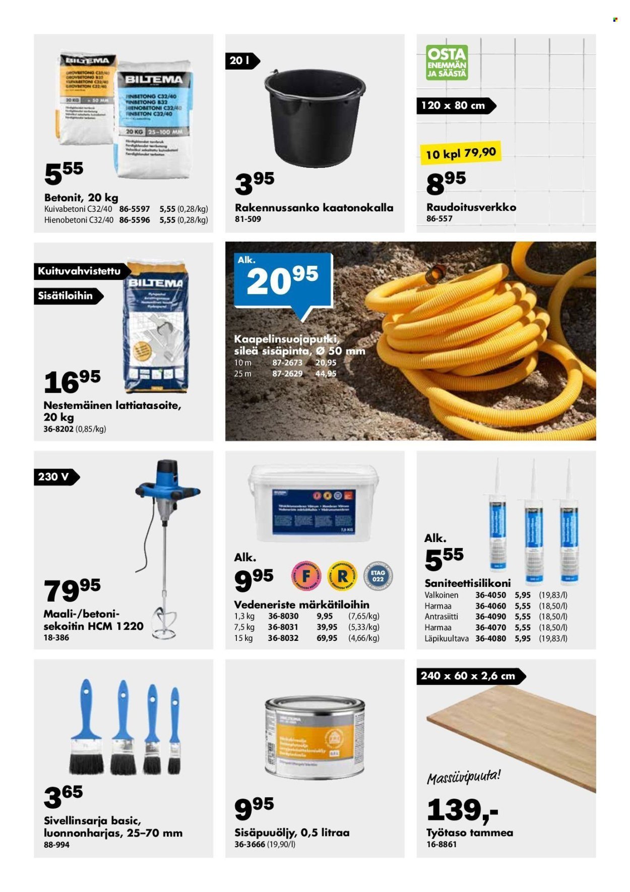 BILTEMA tarjoukset - Alkaen KE 1.4.2026