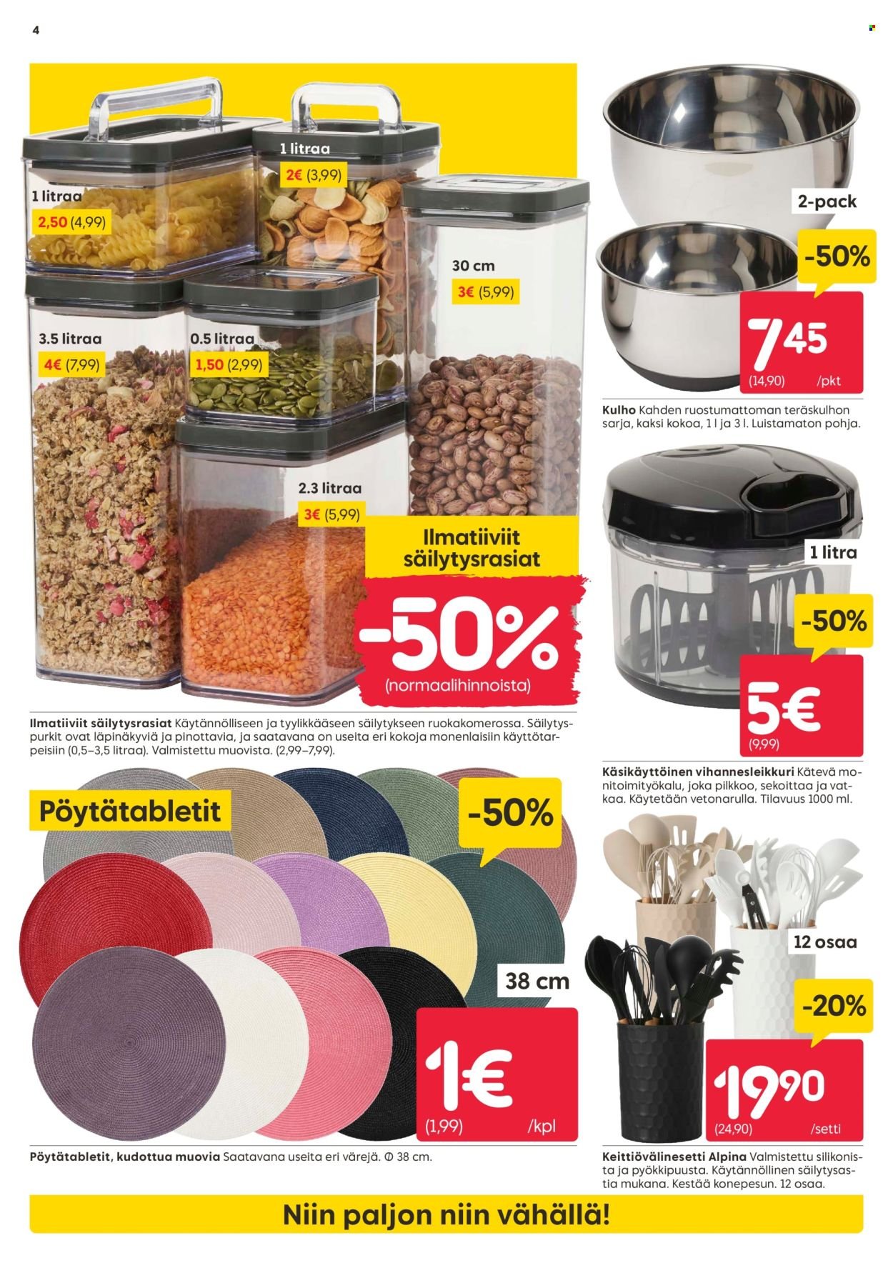 RUSTA tarjoukset - Alkaen MA 16.3.2026