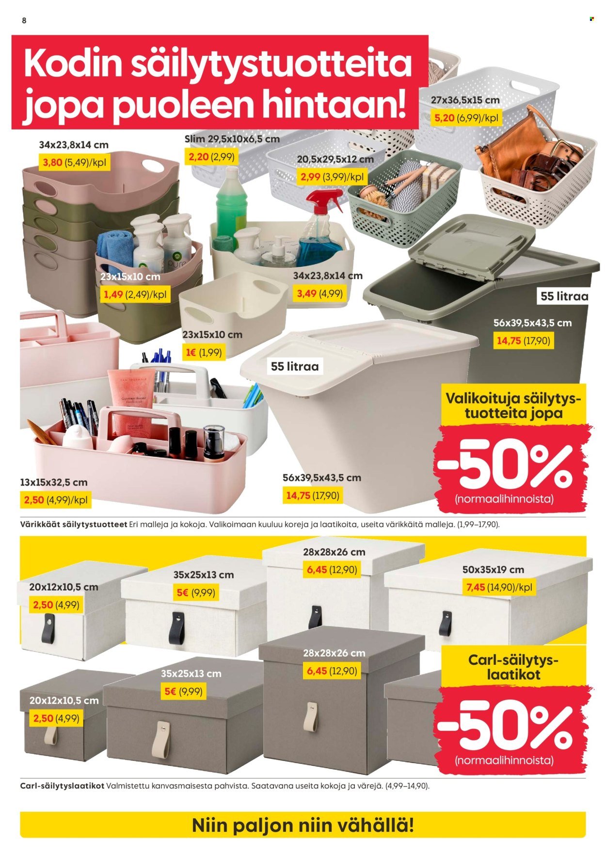 RUSTA tarjoukset - Alkaen MA 16.3.2026