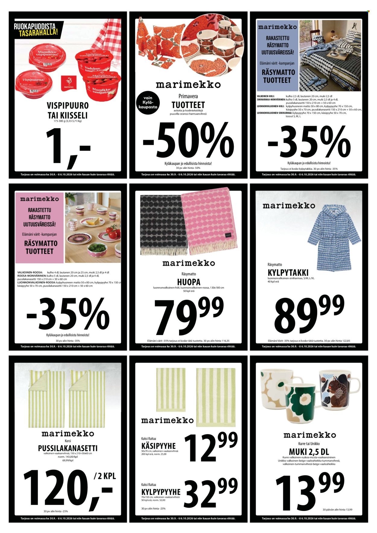 TUURI tarjoukset - Alkaen KE 30.9.2026