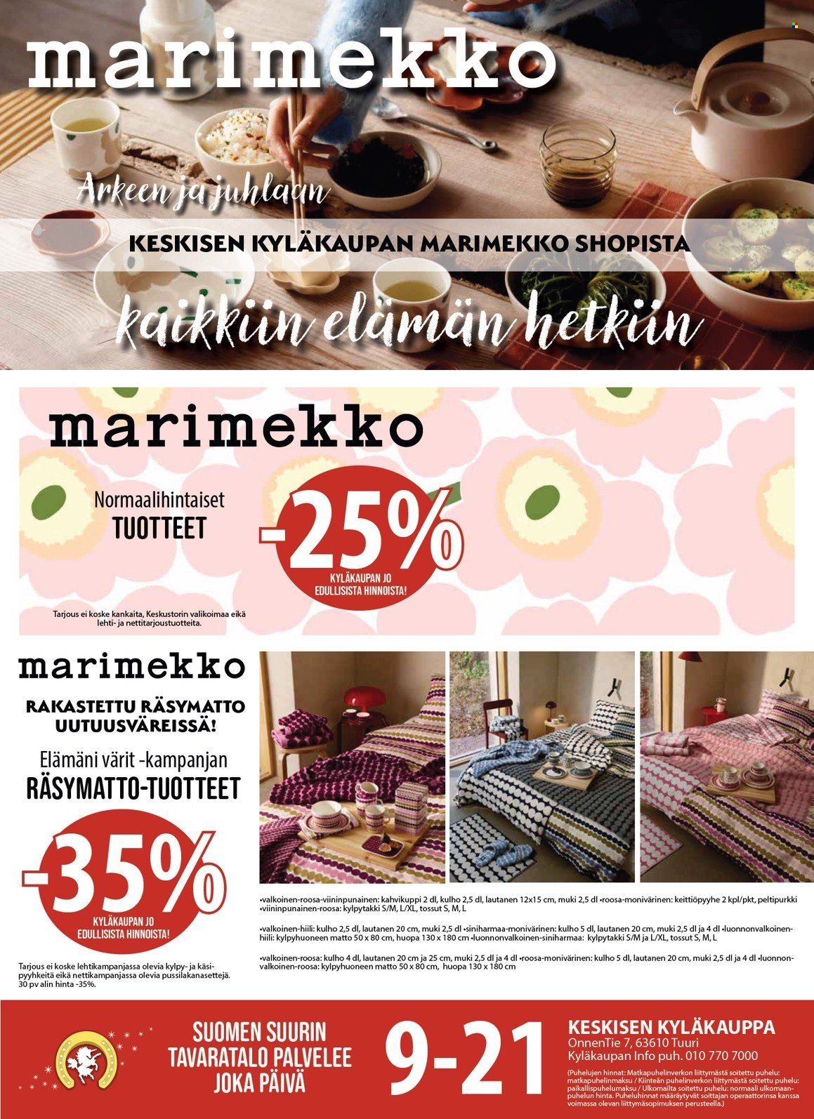 TUURI tarjoukset - Alkaen KE 14.10.2026