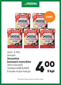 PRISMA tarjoukset - Alkaen KE 3.12.2025