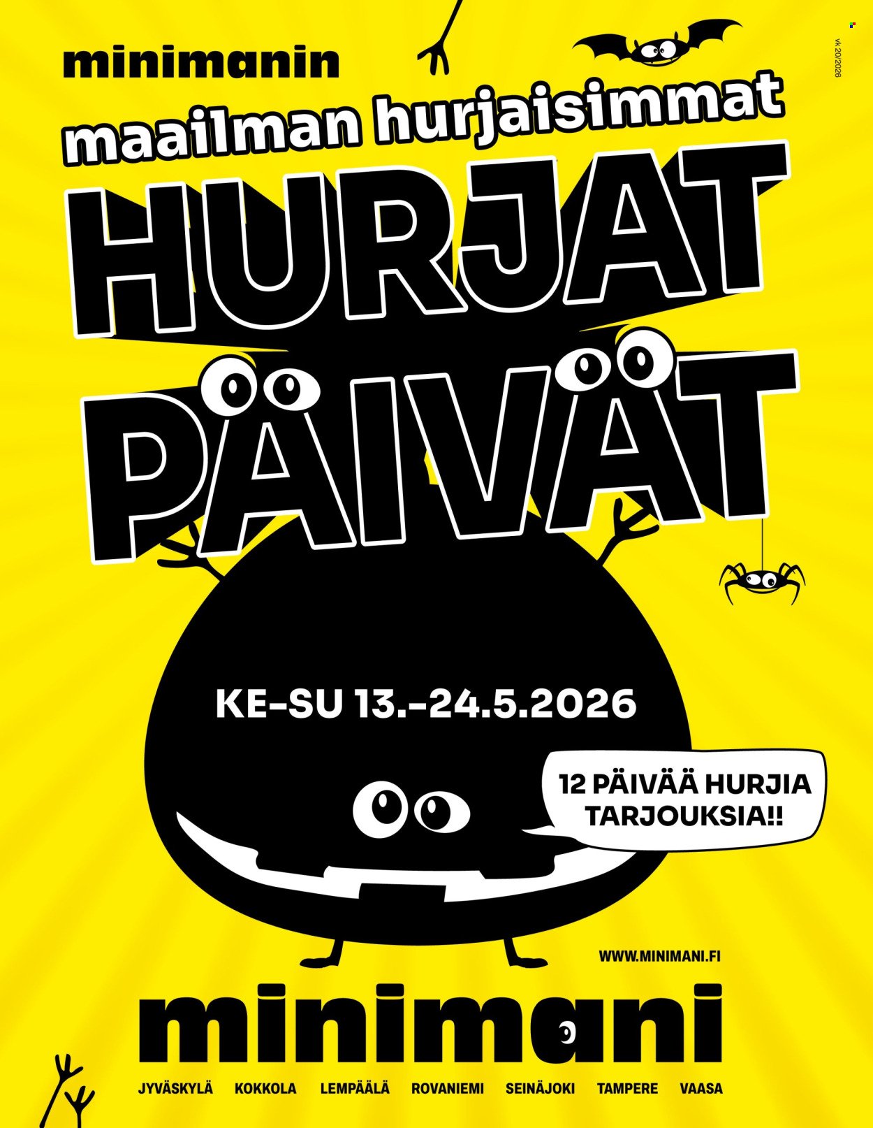 MINIMANI tarjoukset - Alkaen KE 13.5.2026