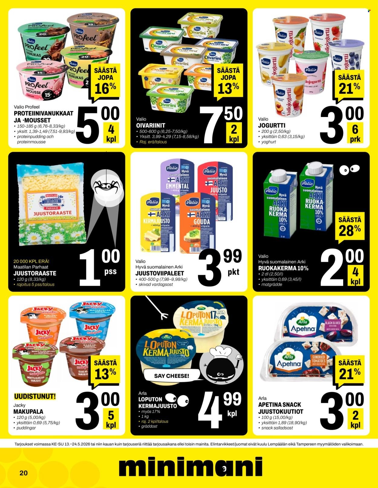MINIMANI tarjoukset - Alkaen KE 13.5.2026
