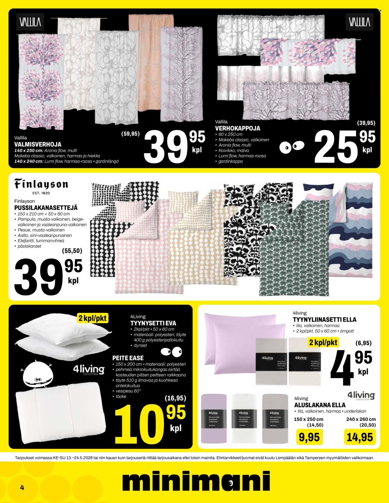 MINIMANI tarjoukset - Alkaen KE 13.5.2026