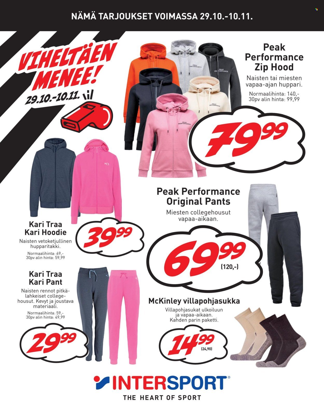 INTERSPORT tarjoukset - Viheltäen Menee! (2025-10-29 - 2025-11-10)