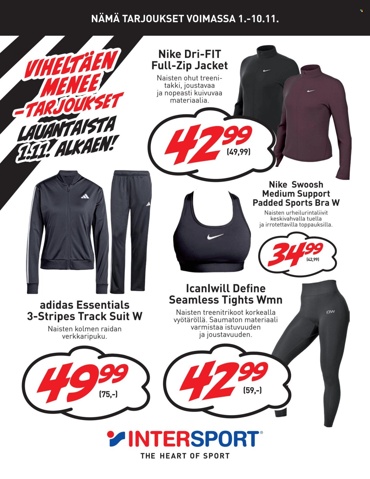 INTERSPORT tarjoukset - Viheltäen Menee! (2025-10-29 - 2025-11-10)