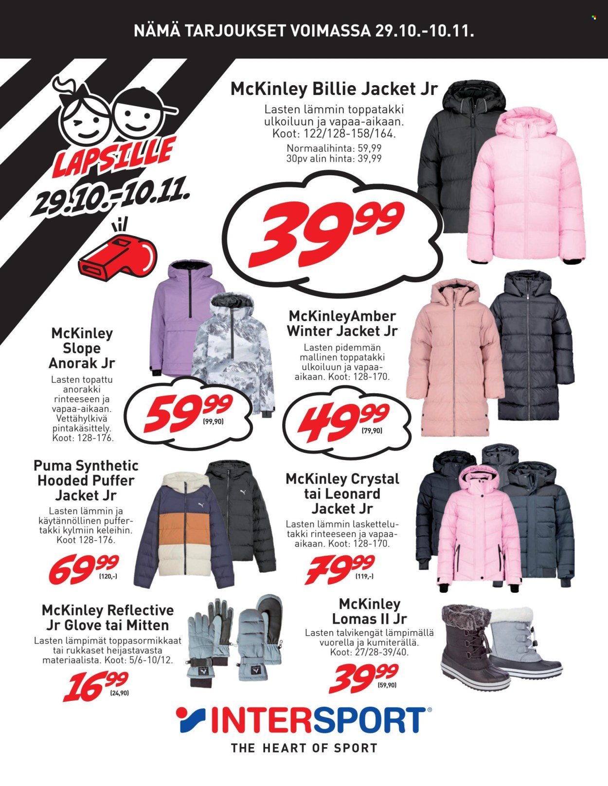 INTERSPORT tarjoukset - Viheltäen Menee! (2025-10-29 - 2025-11-10)