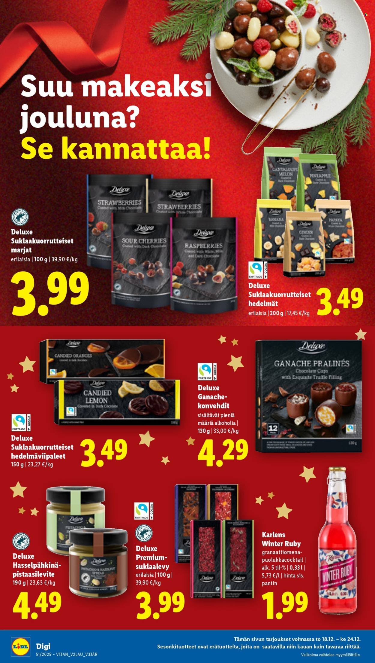 LIDL tarjoukset - Alkaen TO 18.12.2025