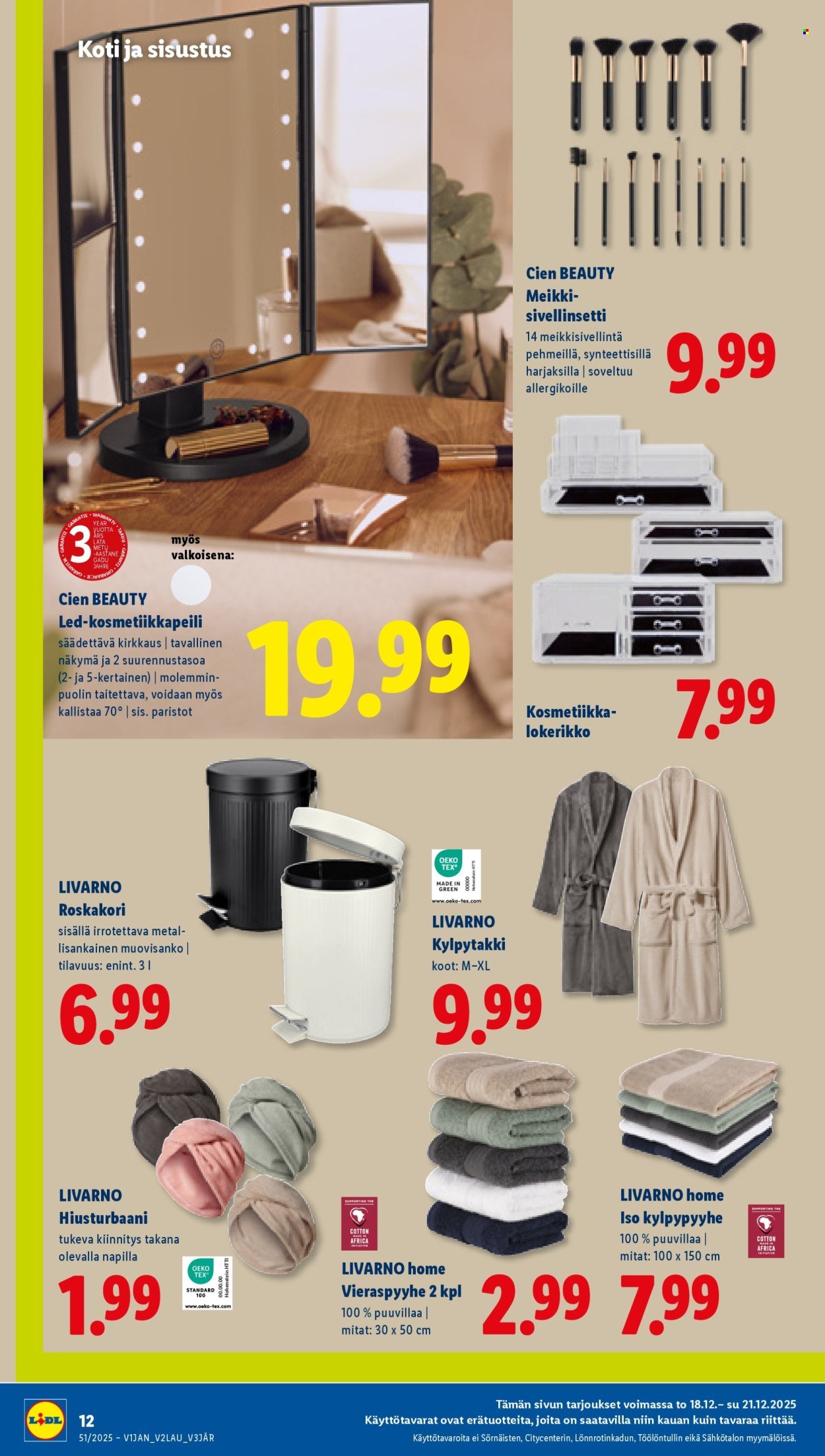 LIDL tarjoukset - Alkaen TO 18.12.2025