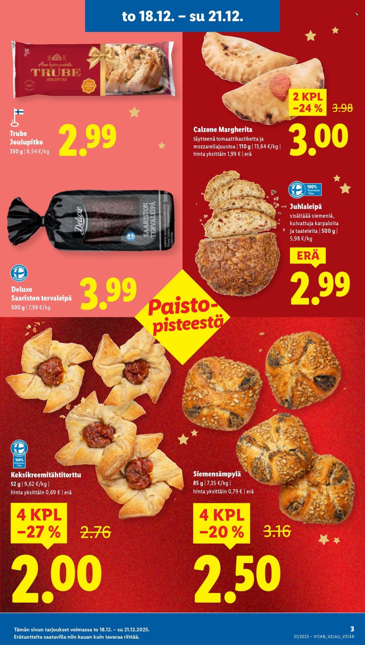 LIDL tarjoukset - Alkaen TO 18.12.2025