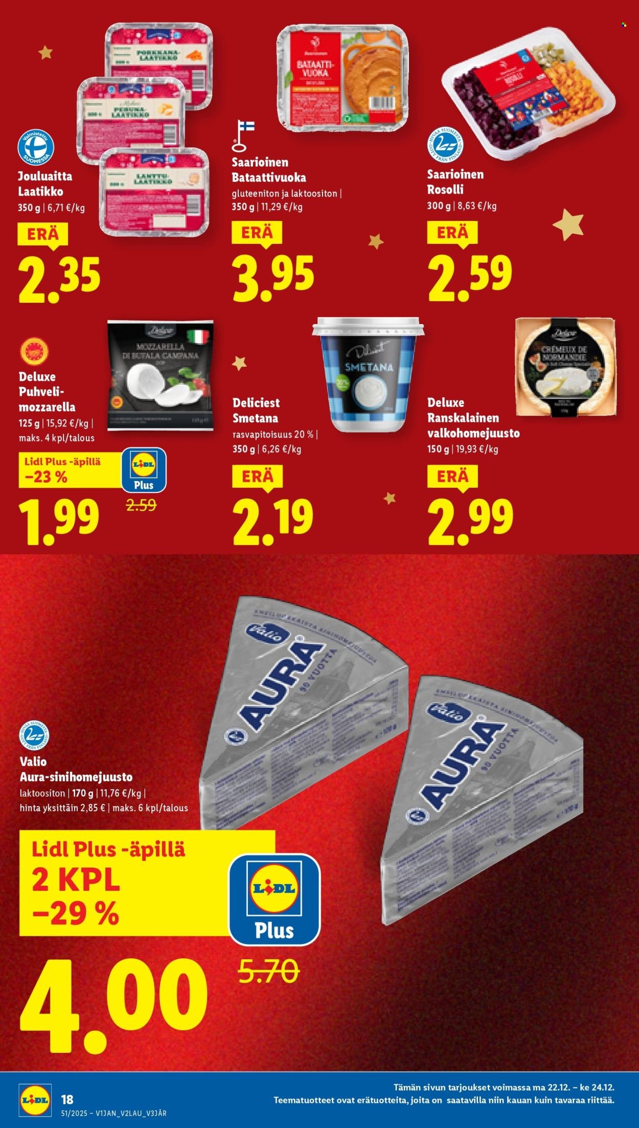LIDL tarjoukset - Alkaen TO 18.12.2025