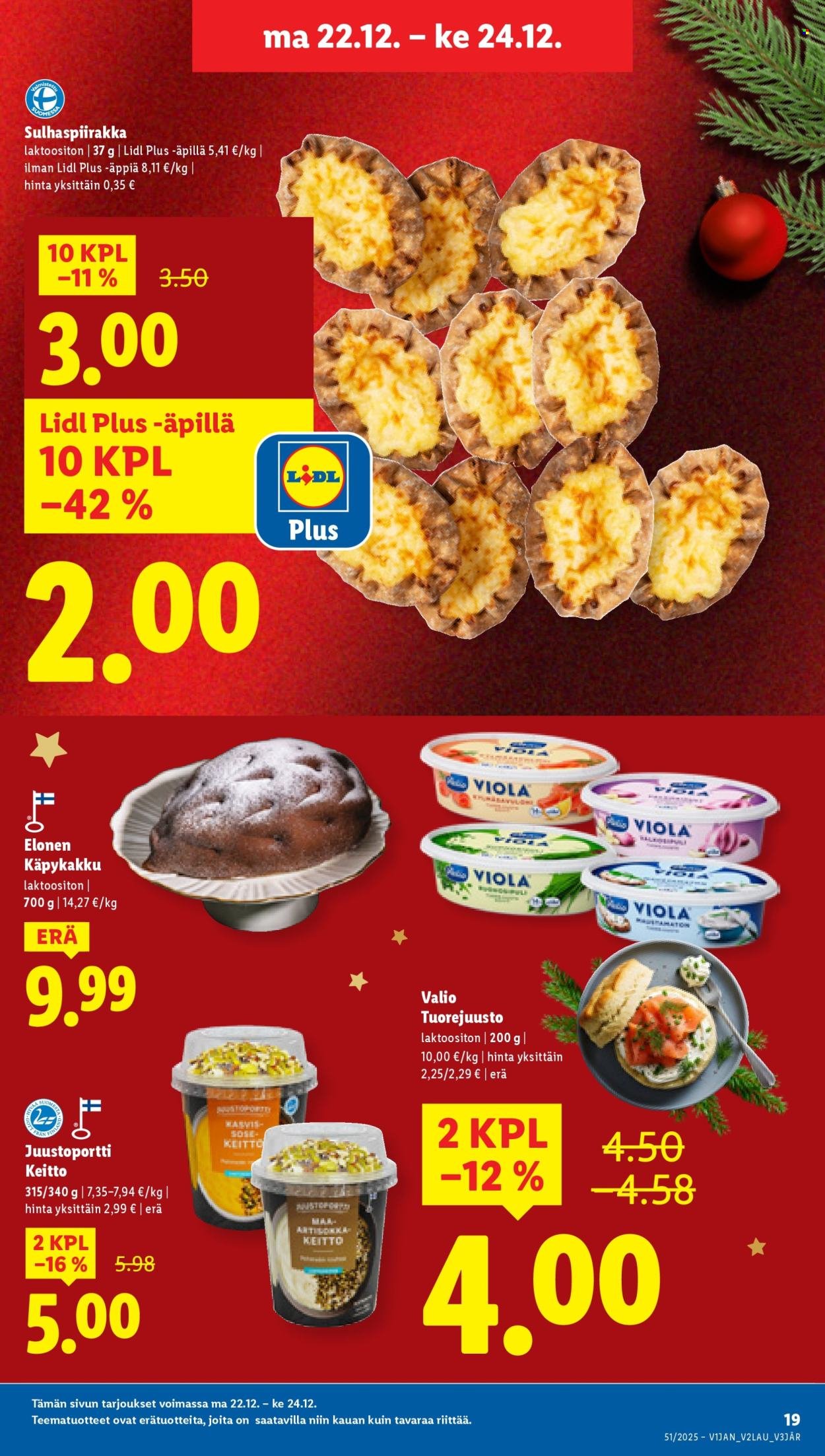 LIDL tarjoukset - Alkaen TO 18.12.2025