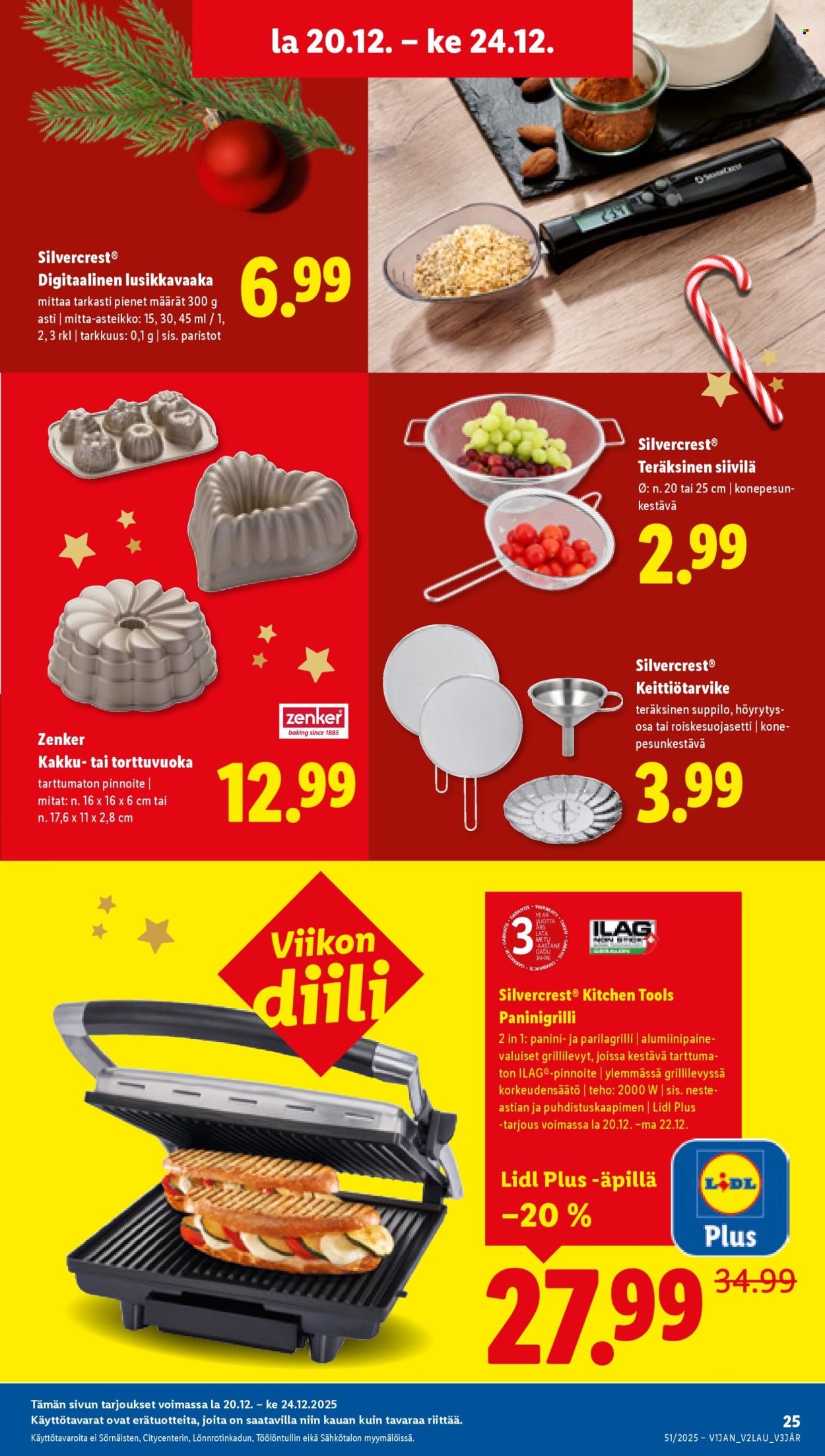 LIDL tarjoukset - Alkaen TO 18.12.2025
