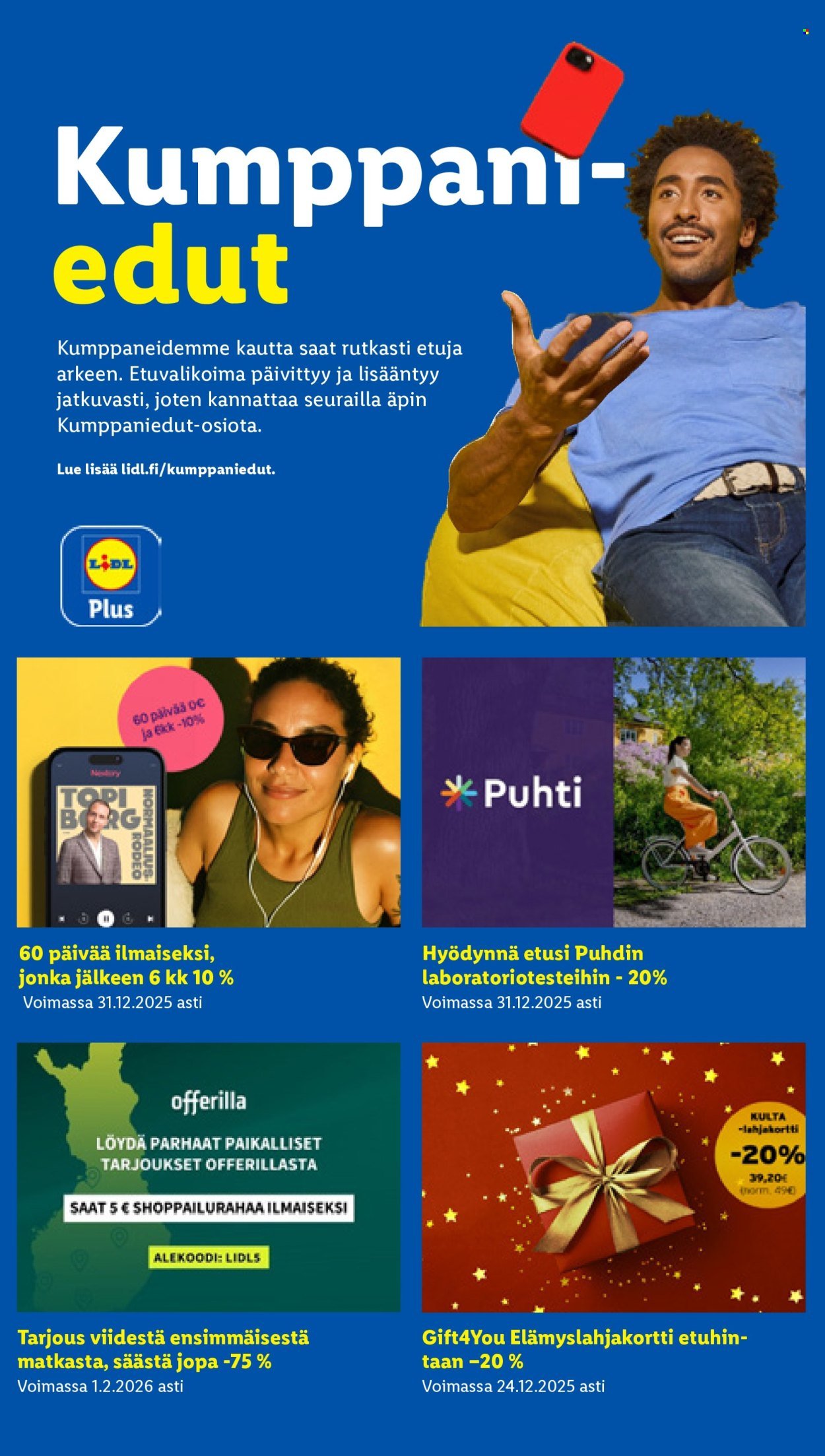 LIDL tarjoukset - Alkaen TO 18.12.2025
