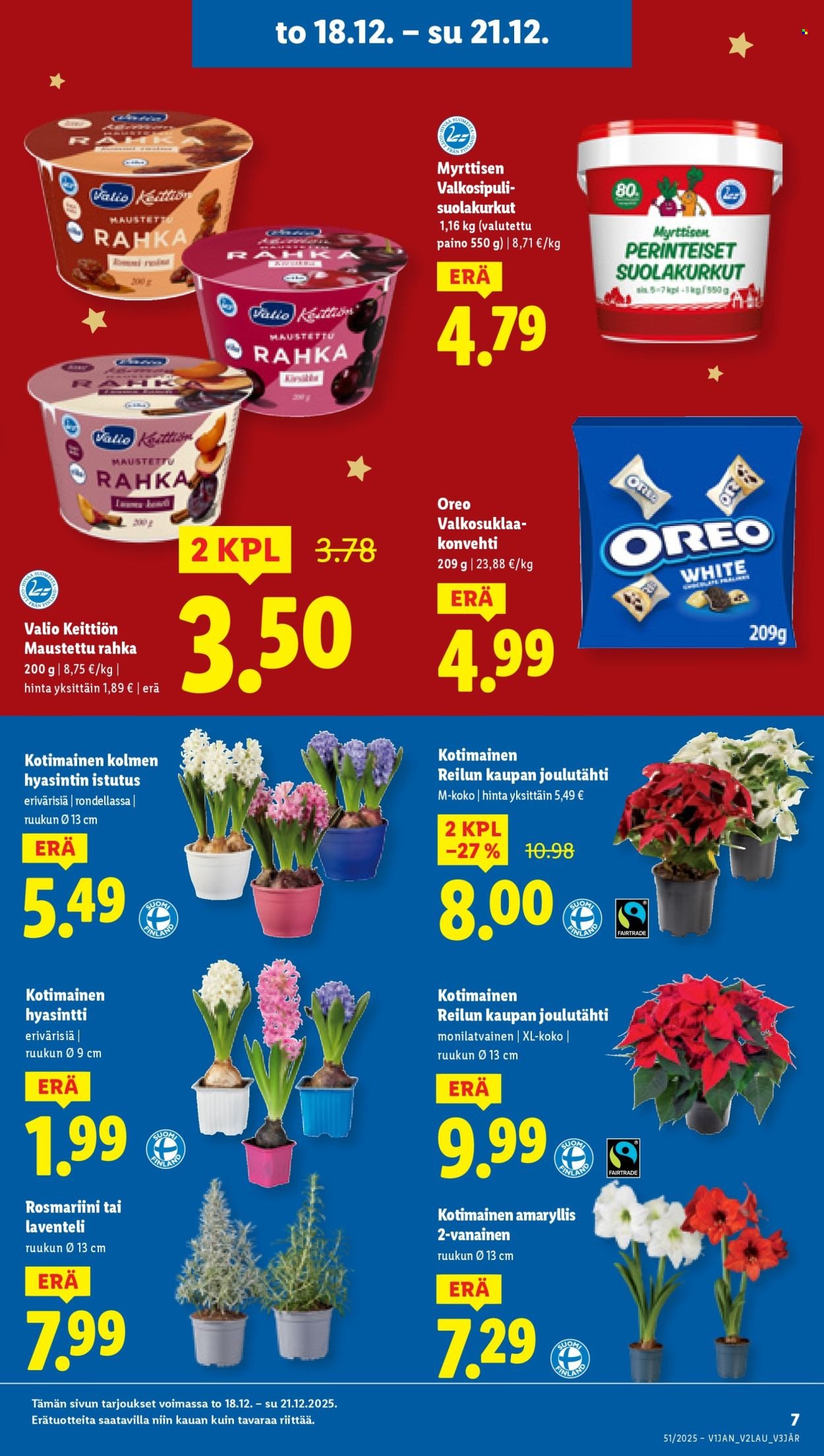LIDL tarjoukset - Alkaen TO 18.12.2025