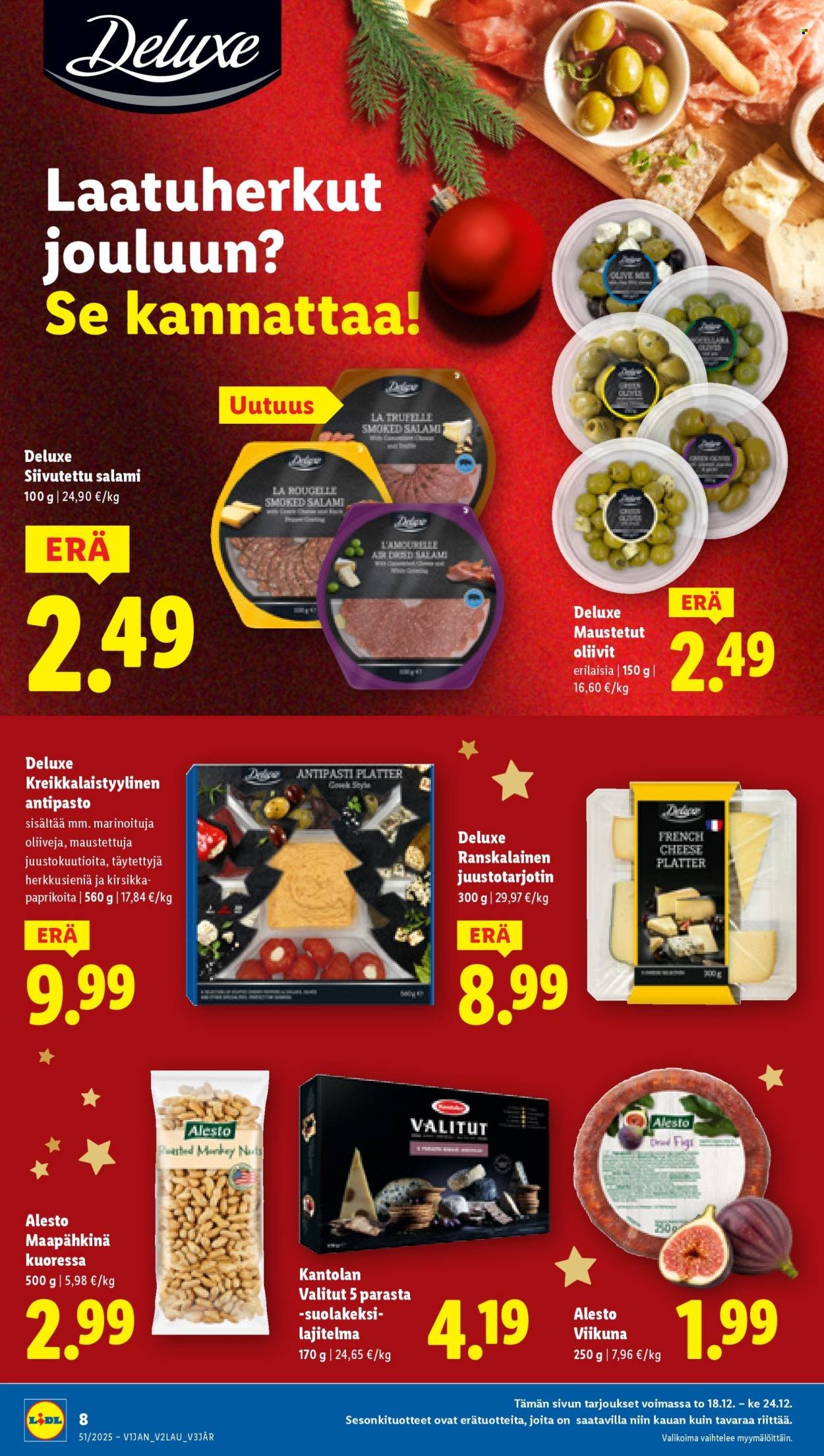 LIDL tarjoukset - Alkaen TO 18.12.2025