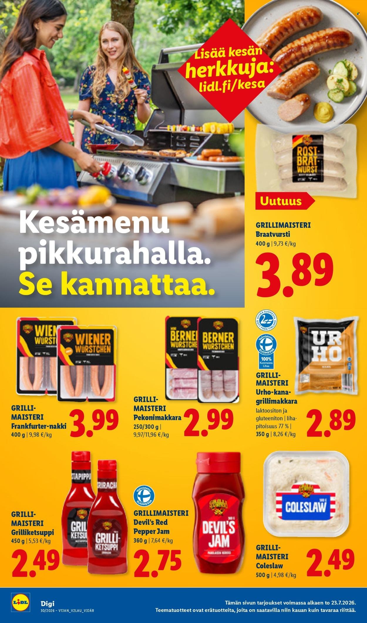 LIDL tarjoukset - Alkaen TO 23.7.2026