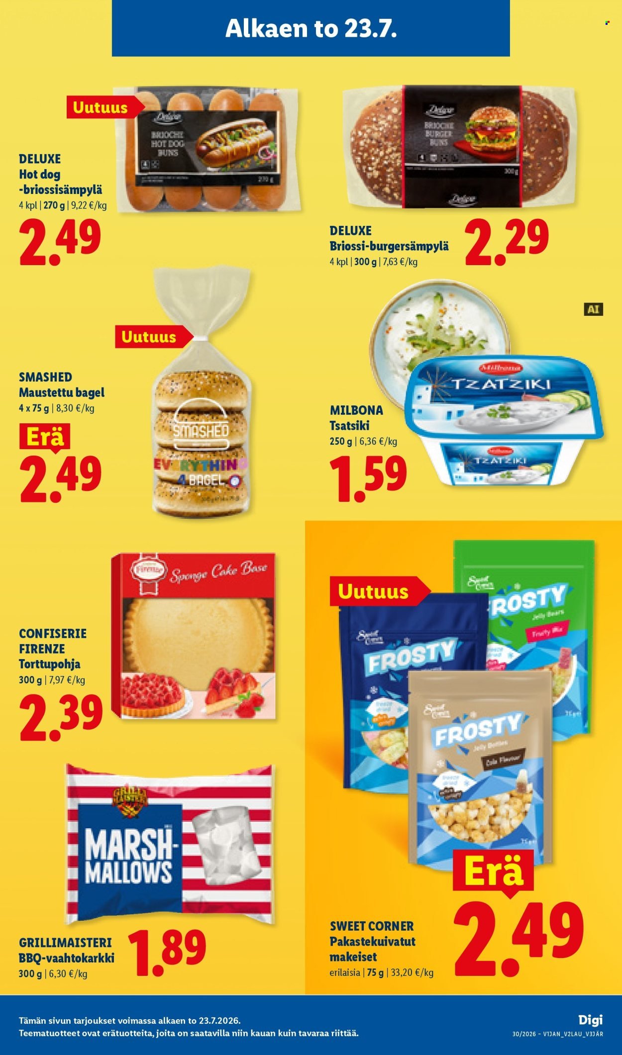 LIDL tarjoukset - Alkaen TO 23.7.2026