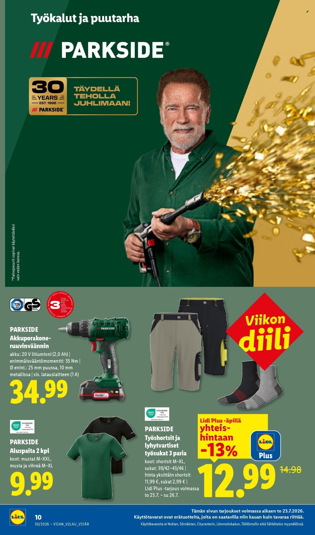LIDL tarjoukset - Alkaen TO 23.7.2026