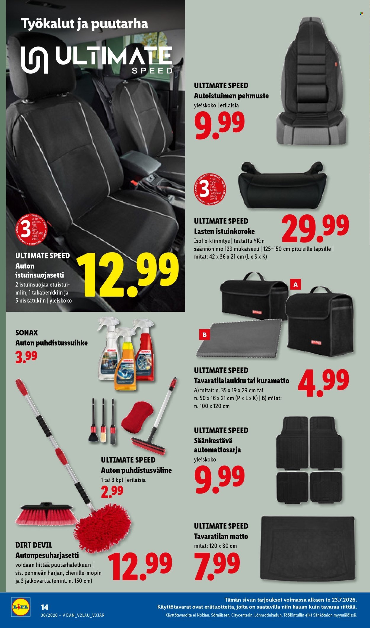 LIDL tarjoukset - Alkaen TO 23.7.2026