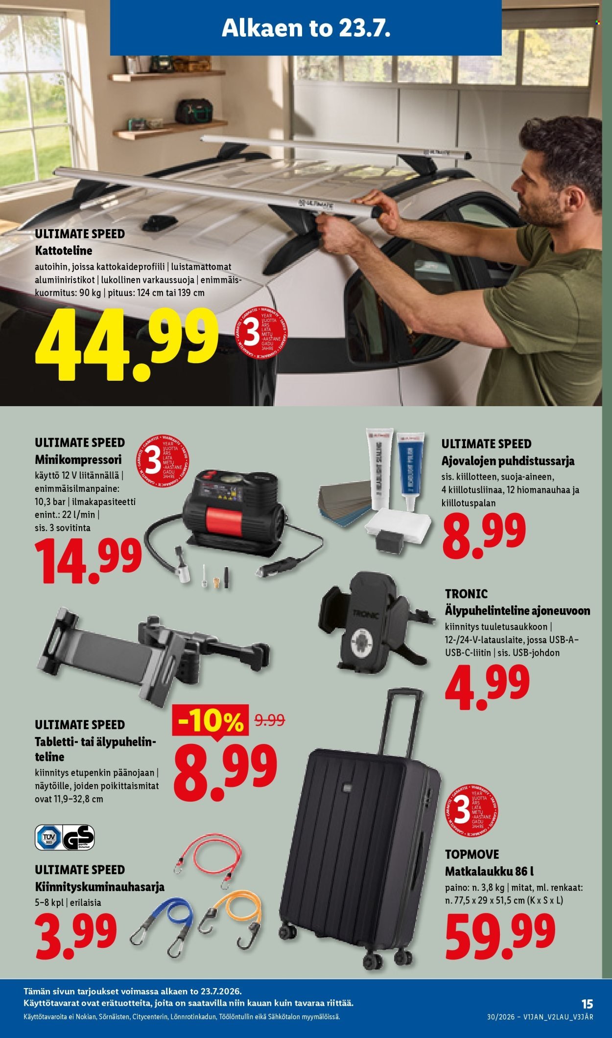 LIDL tarjoukset - Alkaen TO 23.7.2026