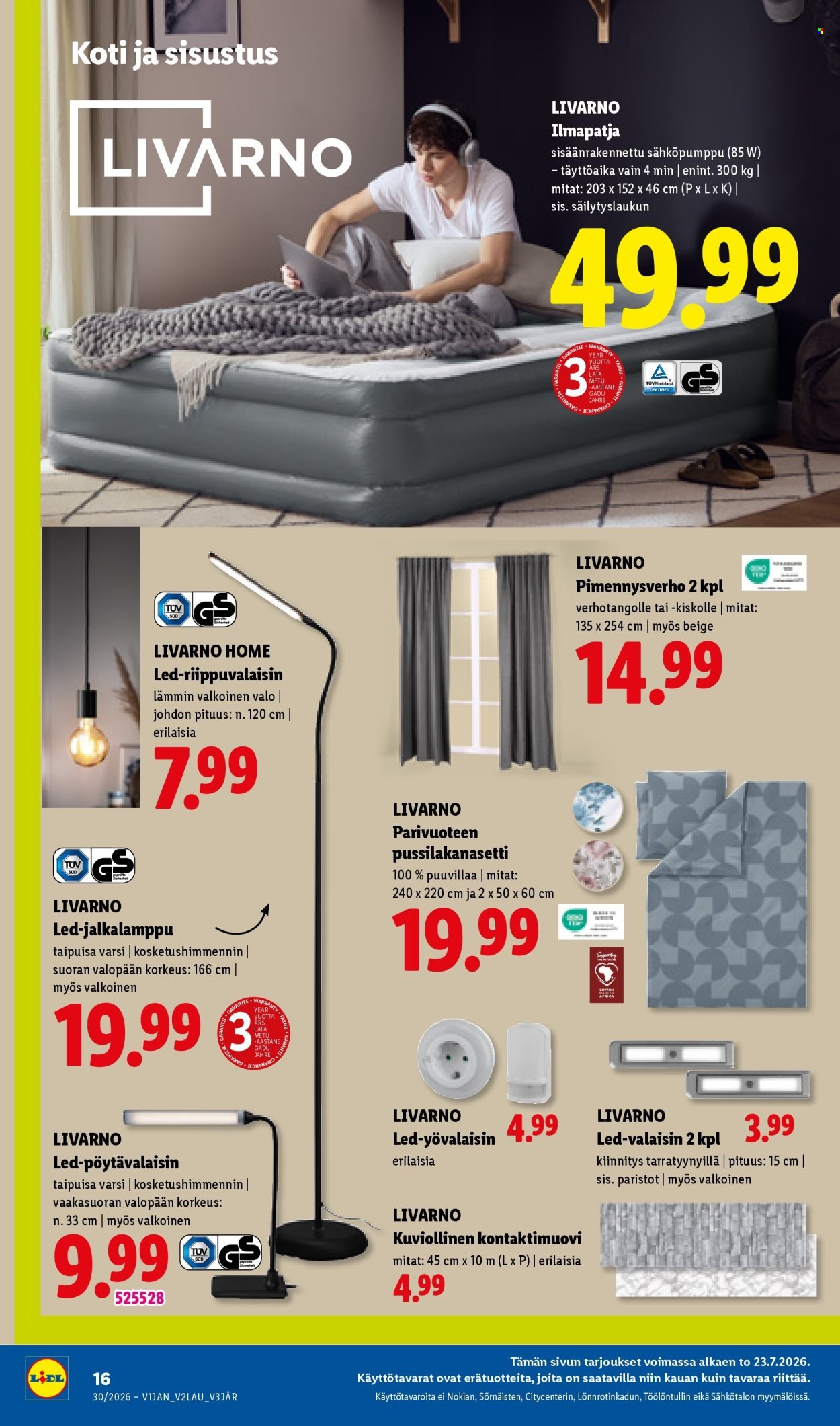 LIDL tarjoukset - Alkaen TO 23.7.2026