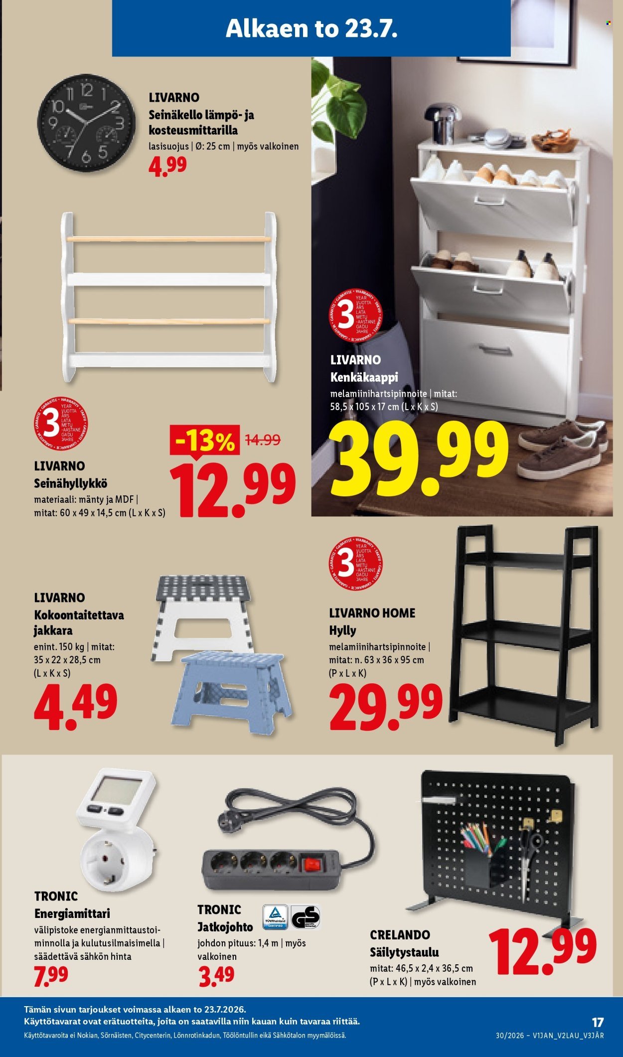 LIDL tarjoukset - Alkaen TO 23.7.2026