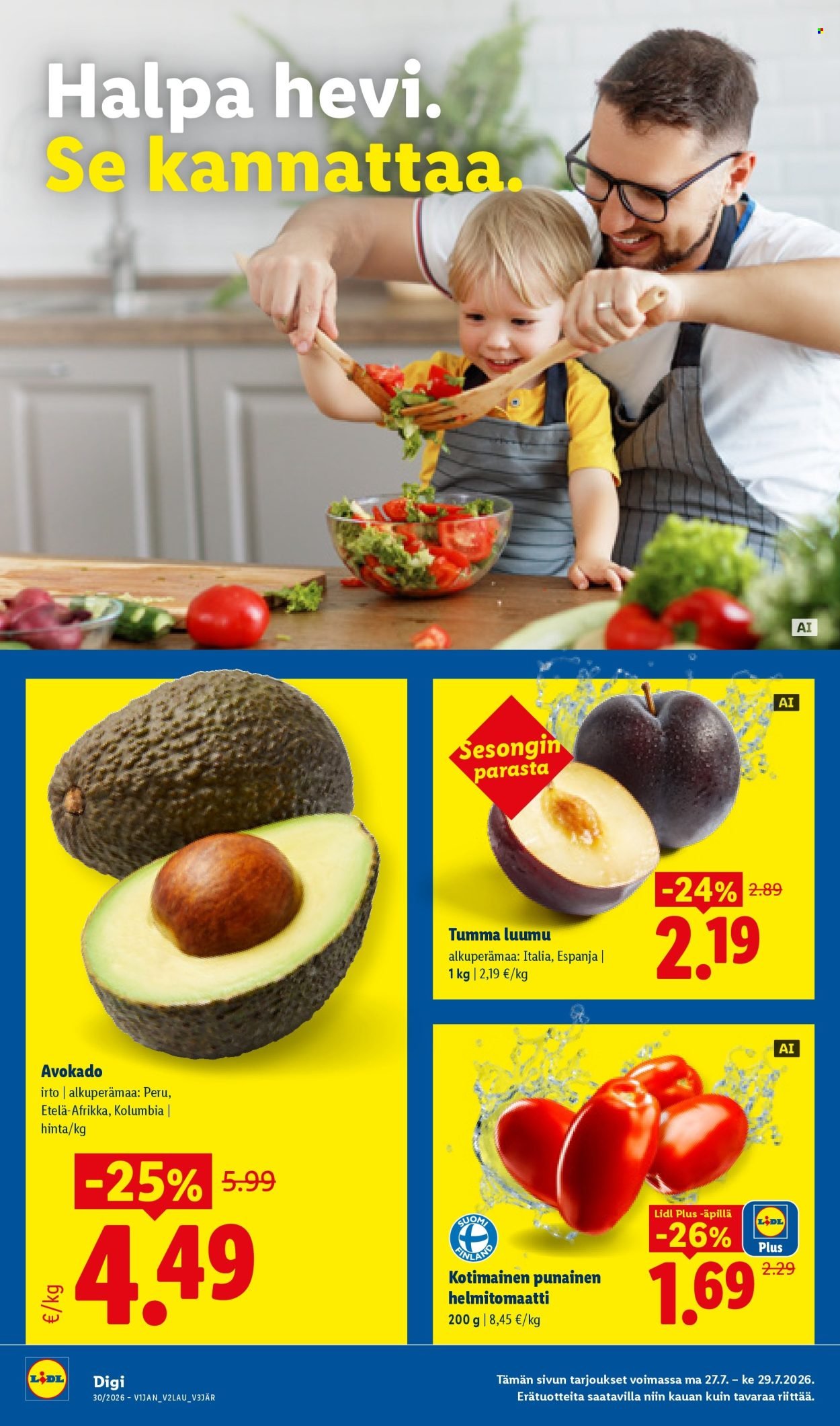 LIDL tarjoukset - Alkaen TO 23.7.2026