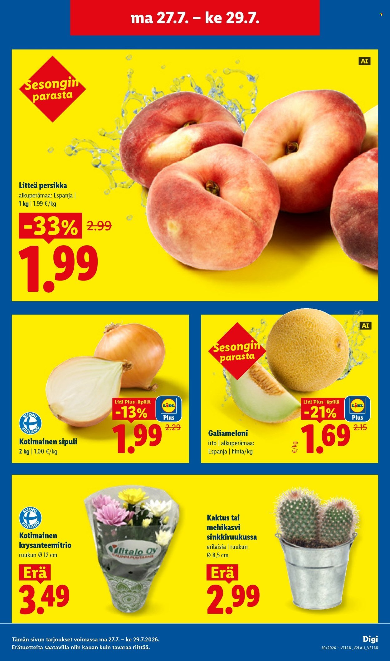LIDL tarjoukset - Alkaen TO 23.7.2026