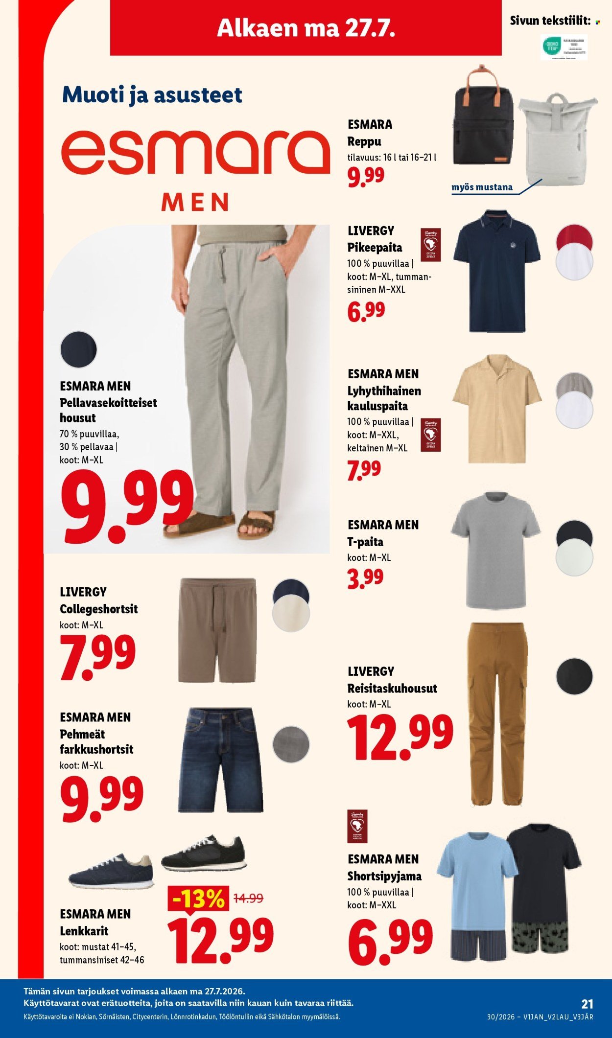 LIDL tarjoukset - Alkaen TO 23.7.2026